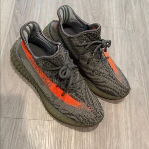 Adidas Yeezy Boost 350 V2 with Orange Accent